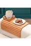 Bamboo cup holder - sofa tray & cup holder, For sofas, can hold drinks & snacks, sofa armrest support, sofa armrest w/cup holder, sofa armrest