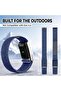 Hybrid Nylon Silicone Sport Replacement Strap Compatible with WHOOP 5.0, One, Peak, and Life Fitness Tracker, Breathable & Durable with Secure Slider Connector Band - 3