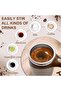 Rechargeable coffee mug with stirrer – Automatic stirring mug 380ml – One-step stirring – Fast cooling & non-slip – White - 7