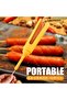 Sausage skewers - easy-to-insert BBQ gadgets - Kitchen accessories & BBQ tools - For backyard - camping - & outdoor cooking (5-Pack) - 2