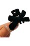 Women's Mini Hair Clip Set (20 pieces) - Small Bow Claw Hair Clips - Non-slip Hair Clips - Black - 4