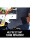A pair of silicone oven mitts, heat-resistant, non-slip, extra long, suitable for microwave and grilling, gray. - 2