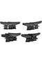 12 butterfly hair clips, salon hair clips, hair styling tools for styling, cutting, trimming and coloring hair (black). - 5