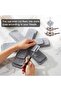 3-Piece Felt Heat-Insulating Trivet Set, Cutlery & Pot Protector Pads (38/35/36cm, Non-Woven Gray) - 2