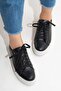Larissia Women's Genuine Leather Loafer Black Leather - 7