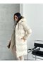 Women's Gel Filled Waterproof Hooded Zipper Long Inflatable Coat 27000 - 6