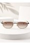 Dalia Metal Polygon Small Women's Unisex Women's New Season Sunglasses with Uv400 Protection Frame - 3