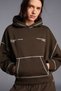 Baskılı kapüşonlu sweatshirt - 5