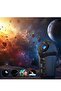 4-in-1 Rechargeable Galaxy Projector Night Light with 3D Star & Nebula Projection | Portable LED Starry Sky Lamp for Bedroom, Nursery, Kids Room, Car & Meditation | USB Rechargeable Ambient S - 3