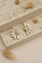 Daisy Figured Yellow Color Enamel Women's Earrings - 5