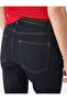 Cotton Belted Spanish Flare Slim Fit Denim Trousers - Flare Jeans - 3