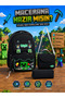 Primary School Orthopedic Waterproof 3-Compartment Nutritional Backpack for Boys with Water Bottle