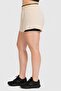 Women Sportswear Fit Training Shorts, Beige - 5
