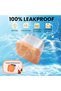 Two small freezer containers, 200ml each, made of stainless steel with lids - BPA-free and leak-proof. - 2
