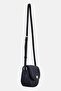Women Brand Logo Cross Body Bag, Black - 2