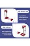 Automatic line drilling guide - portable woodworking drill finder - precise hole punch positioner - automatic line drilling jig - 2