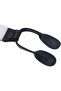Men's Elastic Adjustable Y-Shaped Back Strap with Buttons (White) - 2