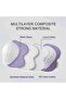 Purple 8.2x12.4x9 cm Children Roller Skate Protective Gear Set - 3