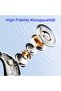 Bluetooth 5.4 Open-Back Earphones, HD Stereo Sound, Noise Cancellation, Touch Controls, Built-in Mic, IPX5 Waterproof, Case, Sports. - 4
