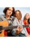 Adjustable cotton guitar strap – comfortable shoulder strap, suitable for folk, acoustic, electric guitars and bass guitars (brown) - 5