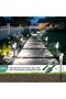 12-Pack Outdoor Waterproof Stainless Steel Solar Garden Lights - LED Landscape Path Lighting (Cool White) - 3