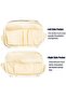 Rectangular cosmetic bag – A portable cosmetic bag that fits in a handbag or suitcase – Suitable for women and girls (rectangular gray-blue) - 3