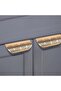 4 Pcs Brushed Gold Leaf Shape Metal Drawer Handles, Elegant Kitchen Cabinet & Wardrobe Furniture Pull Knobs