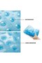 Non-slip safety bath mat, 100 x 40 cm, suitable for bathtubs and shower rooms, with strong suction cups. - 2