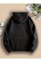 Unisex Battery Out Printed Oversize Hooded Tracksuit Set Loose Fit - 6