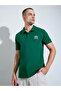 Men Dark Green Regular Fit HD Print Pique Polo - 3