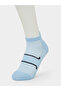 Pack of 3 - Contrast Detail Ribbed Cuff Ankle Socks - 2