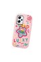 Poco X5 5g Compatible Case Camera Protector Pink Silicone Couple Phone Case Heart Pattern - 3