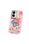 Vivo Y02S Compatible Case Camera Protector Pink Silicone Couple Phone Case Heart Pattern - 3