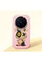 Vivo X300 Pro Compatible Case Camera Protective Pink Silicone Couple Phone Case Character Patterned