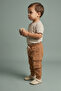 Basic Cargo Pocket Jogger Kids' Sweatpants Unisex Daily Wear (1-10 Years) - 3