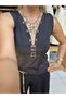Women's Stylish Steel Charm Necklace - 3