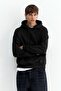 Kapüşonlu basic sweatshirt