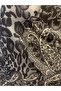 Women's Leopard Gray Anthracite Black Unlined Patterned Skirt 20857 a - 5