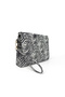 Sasha Zebra Patterned Faux Leather Clutch Women's Portfolio Handbag