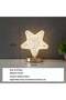 Crystal Star Led Touch Control Table Lamp, USB Rechargeable Acrylic 3 Way Touch Sensor Bedside Star Moon Desk Lamps, Cute Atmosphere LED Lamp Nightstand Lamps for Bedroom Nursery Living Room(Star) - 2