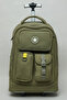 Applique Detail Trolley Backpack