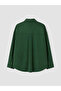 Özmarka New Season Green Oversize Women's Shirt - 8