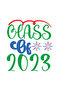 2023 Graduation Year Retro Design Printed Men's T-Shirt - 3