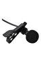 Clip-On Lavalier Microphone 3.5mm Mini Wired Condenser Mic For Smartphones Laptop Micro Cravate CO-LM-54546 Black - 2