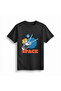 Women's Vintage Space Theme Printed T-Shirt Rocket Planet Astronaut Pattern Relaxed Fit Casual Modern - 2