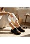 K1310106 Women's Genuine Leather Padded Sole Slippers - 2