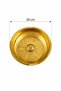 3-Piece Luxury Hammam Set 2-Piece Gold Patterned Polisher with Ottoman Faucet + Gold Hammam Bowl Brass Kurna Faucet Set - 6
