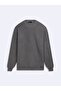 Crew Neck Knitwear Gray Sweater - 3