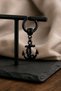 Unisex Steel Earrings with Anchor Figure - 2