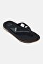 Men Fanning Low Slip On Slippers, Black